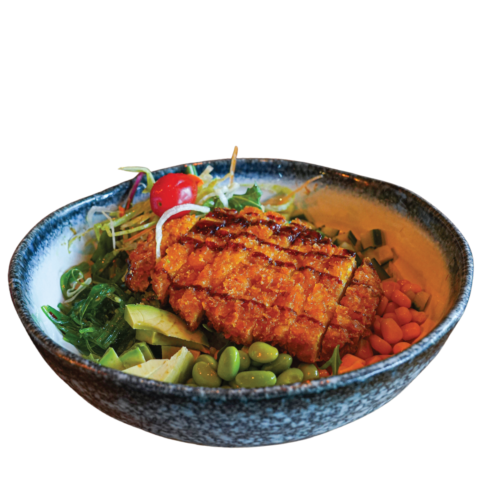 Poké bowl Vegan Crispy Chicken